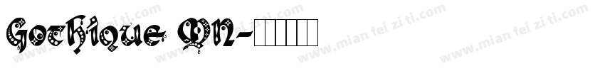 Gothique MN字体转换